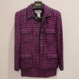 Carlisle Vintage Tweed Skirt Suit